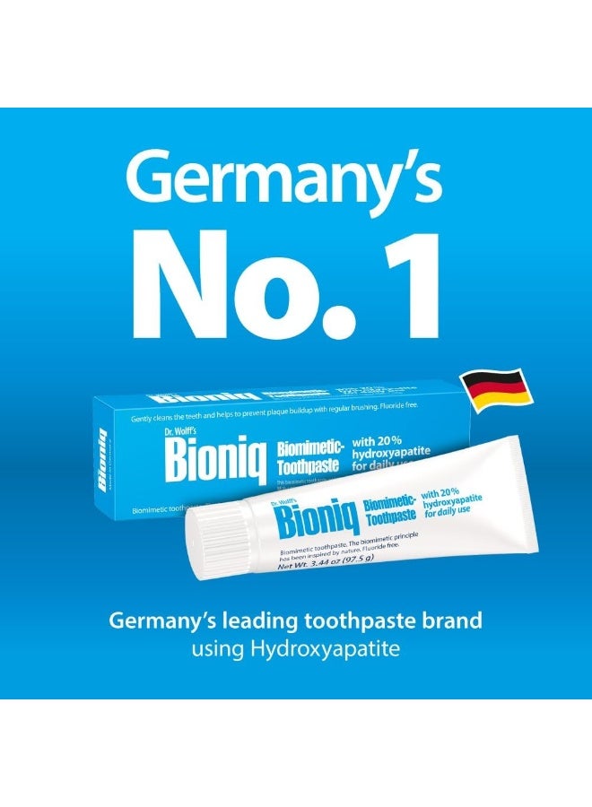 Bioniq Classic Biomimetic Toothpaste with 20 Percent Hydroxyapatite for Daily Use, 3.44 Ounce (Pack of 3) - Image 4